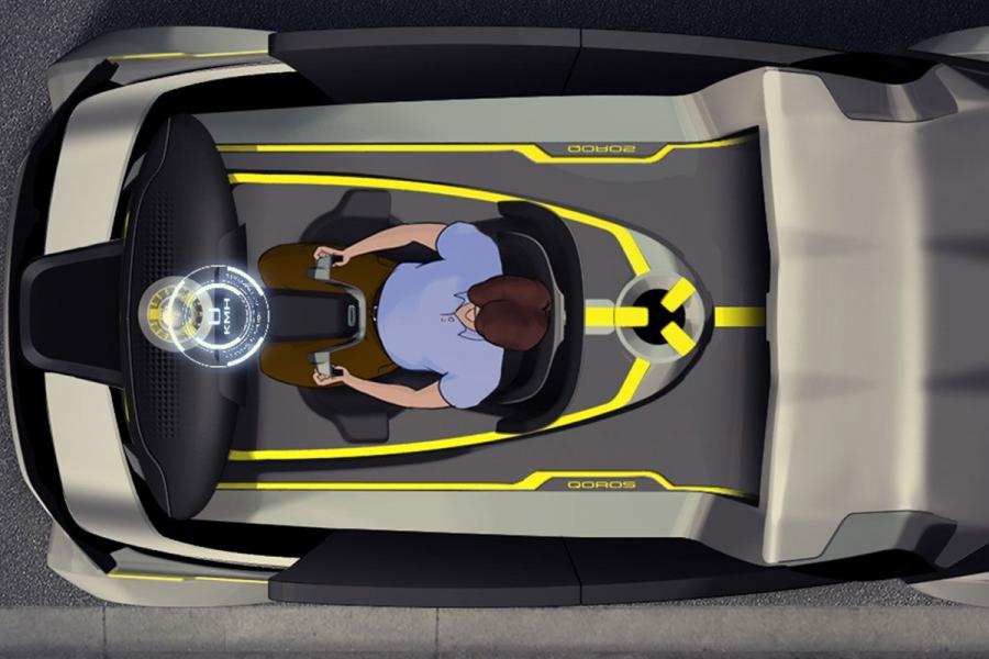 Интерьер Qoros Qloud Qubed Concept 2014 года  (фото 4 из 4)